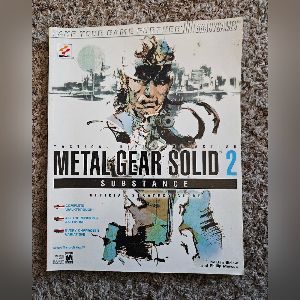 Metal Gear Solid 2 Strategy Guide For Xbox